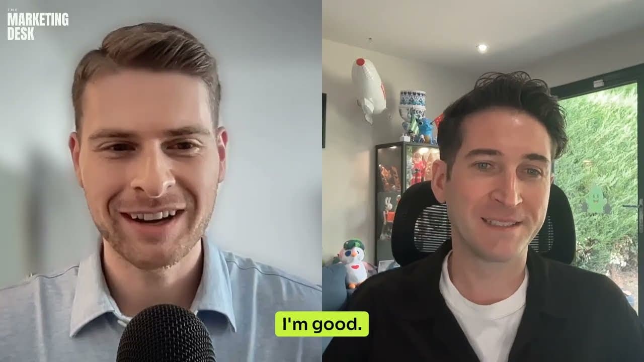 Oliver Carding on The Marketing Desk podcast, September 2026